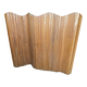 Baumann style wooden free-standing folding screen vintage 1950s