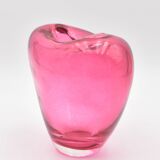 Deru heart vase design blown glass
