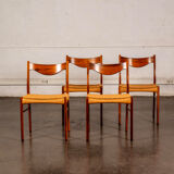 Série de 4 chaises danoises