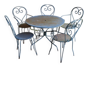 Salon de jardin en fer