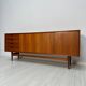 1960s vintage large minimalistic mid-century teak sideboard