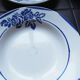 Ensemble de 6 assiettes bleues