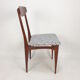 Set of 6 Mid Century Italian Teak Dining Chairs, 1950s