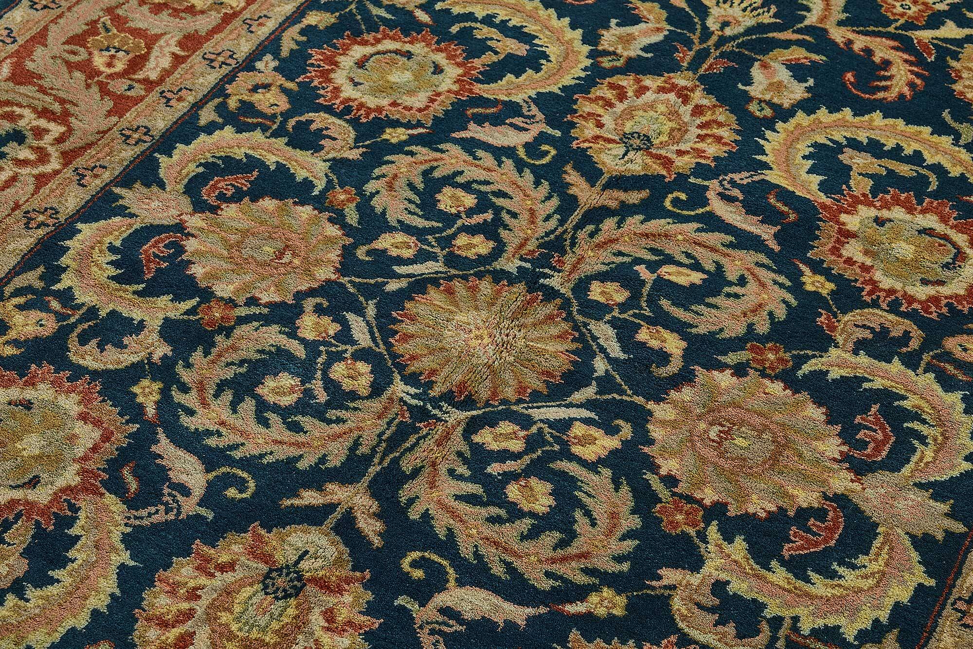 Turkish Handknotted Wool Oushak Rug 165 cm x 236 cm