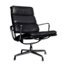 Eames armchair EA 216 leather black