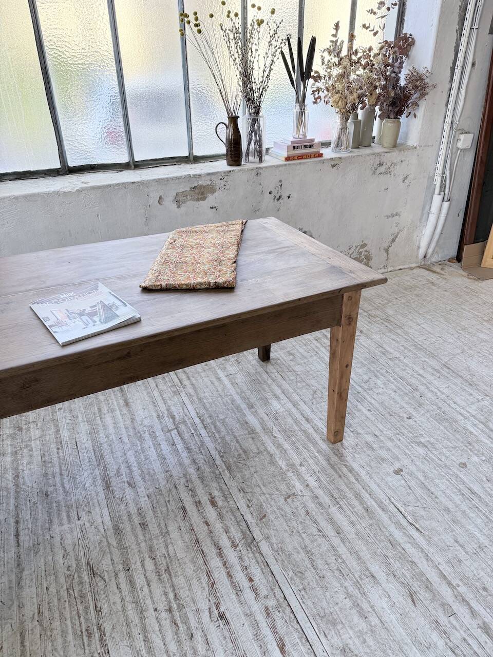 XL oak farmhouse table 1950 235cm
