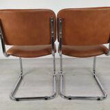 Imitation leather chairs