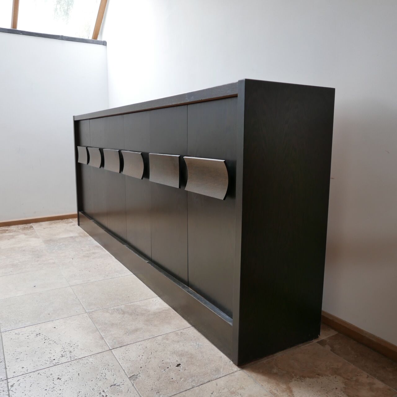 Brutalist mid-century belgium credenza
