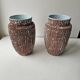 Paire de Vases en céramique années 50 Signé BFK A ART par Ernest d'Hossche