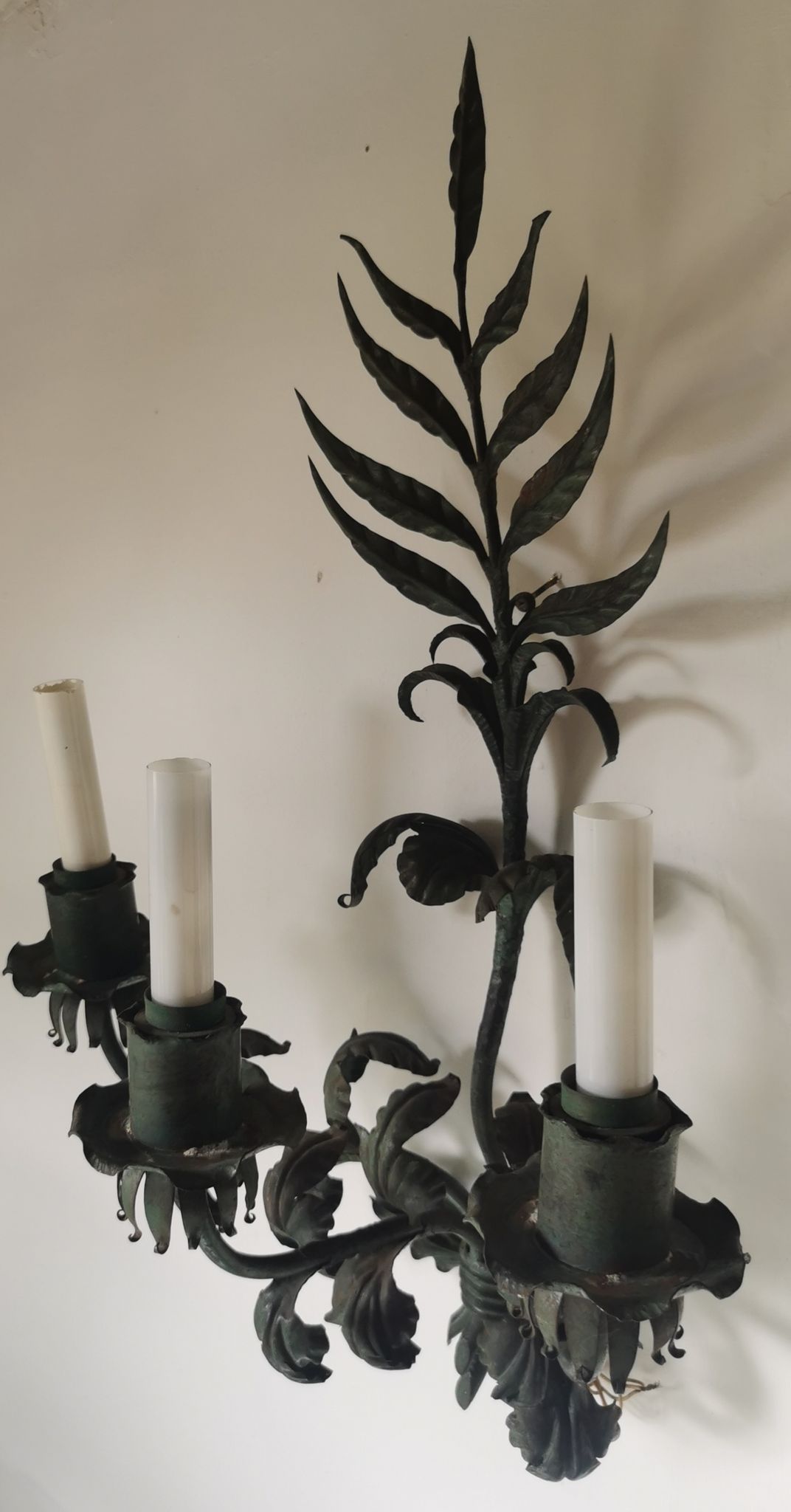 Wall lamp iron and sheet metal