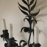 Wall lamp iron and sheet metal