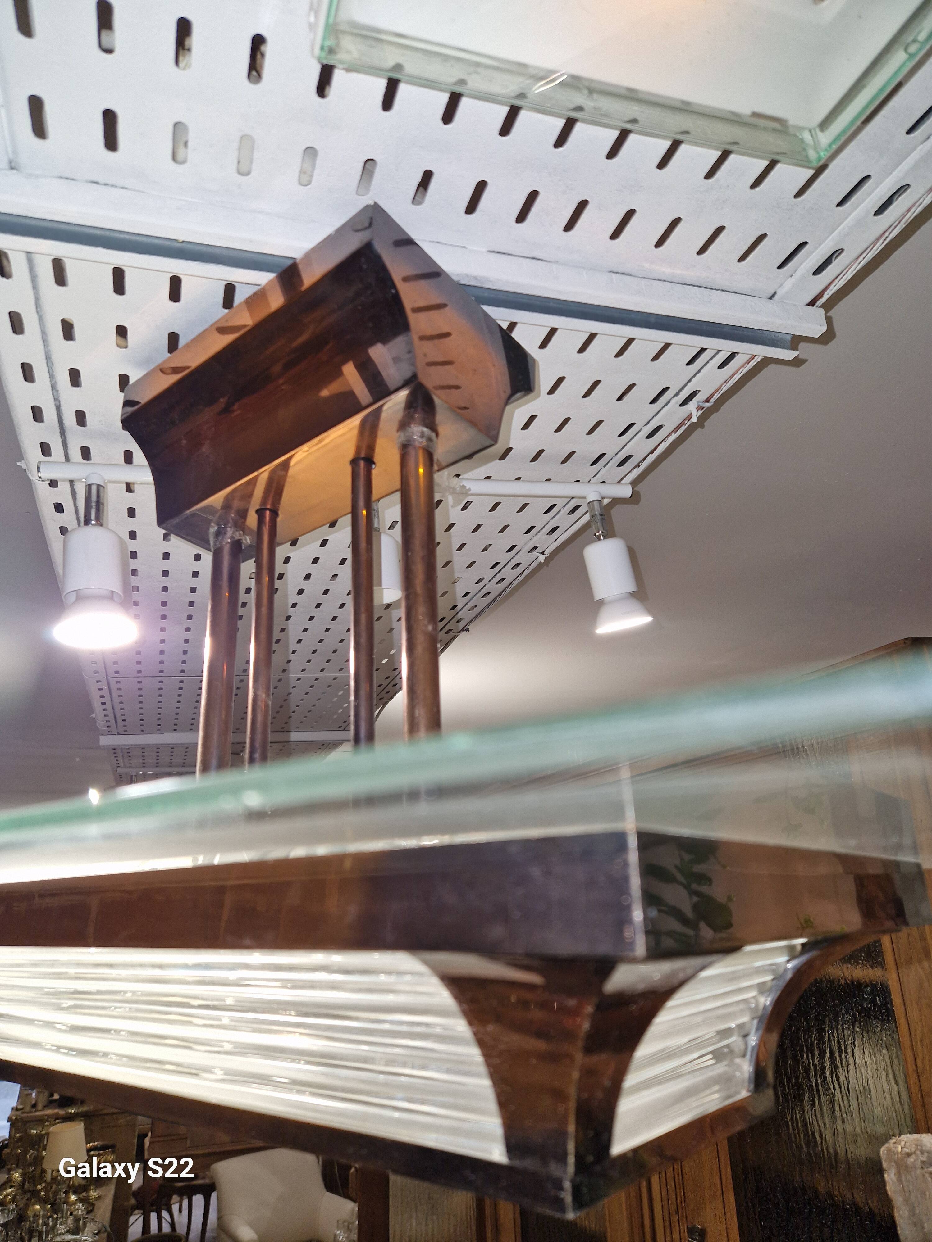 Art deco chandelier petitot henri