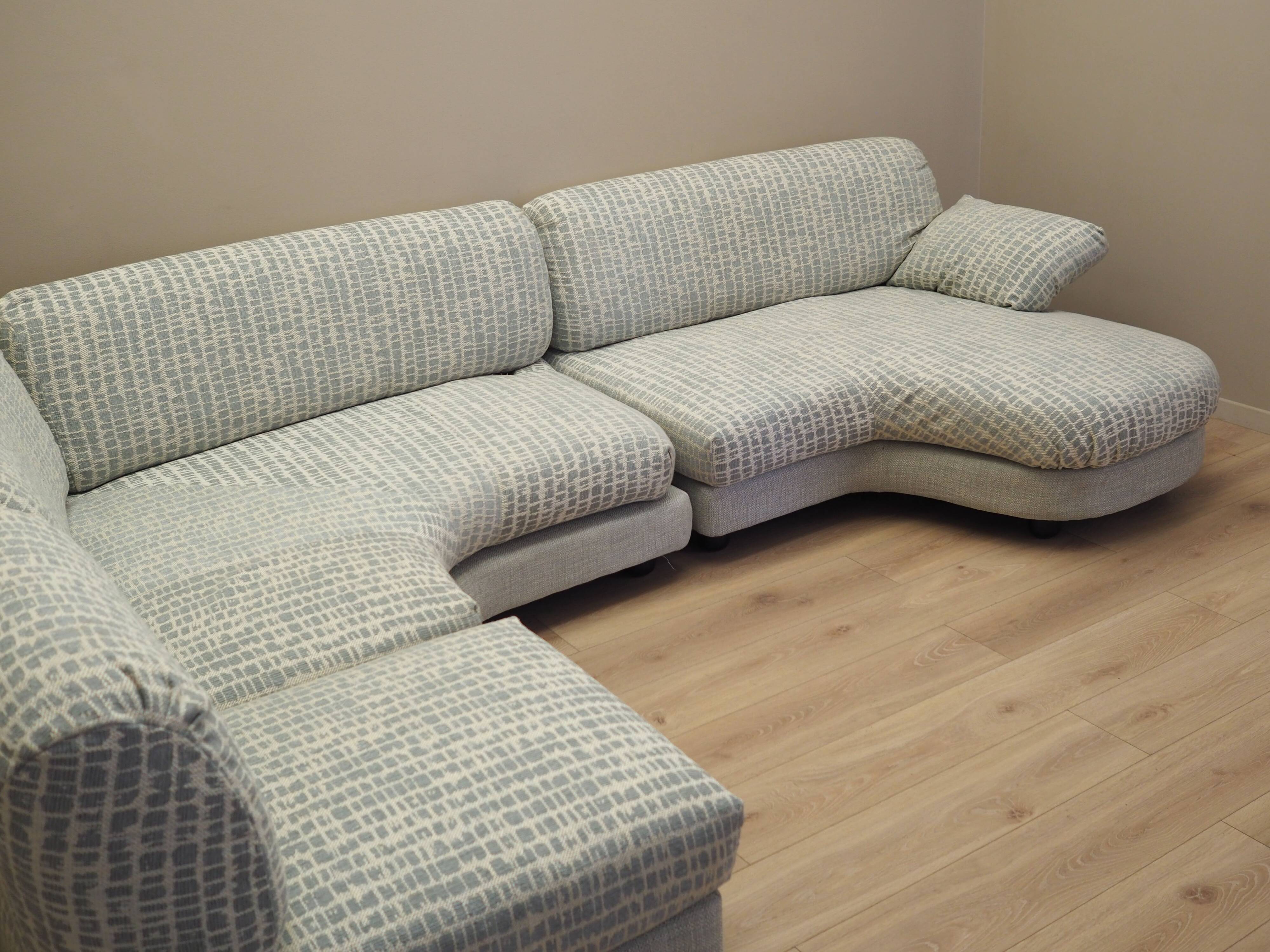 Modular corner sofa, Italian design, 1970s, production: Italy