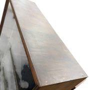 Vitrine, étagère, bibliothèque vintage en bois