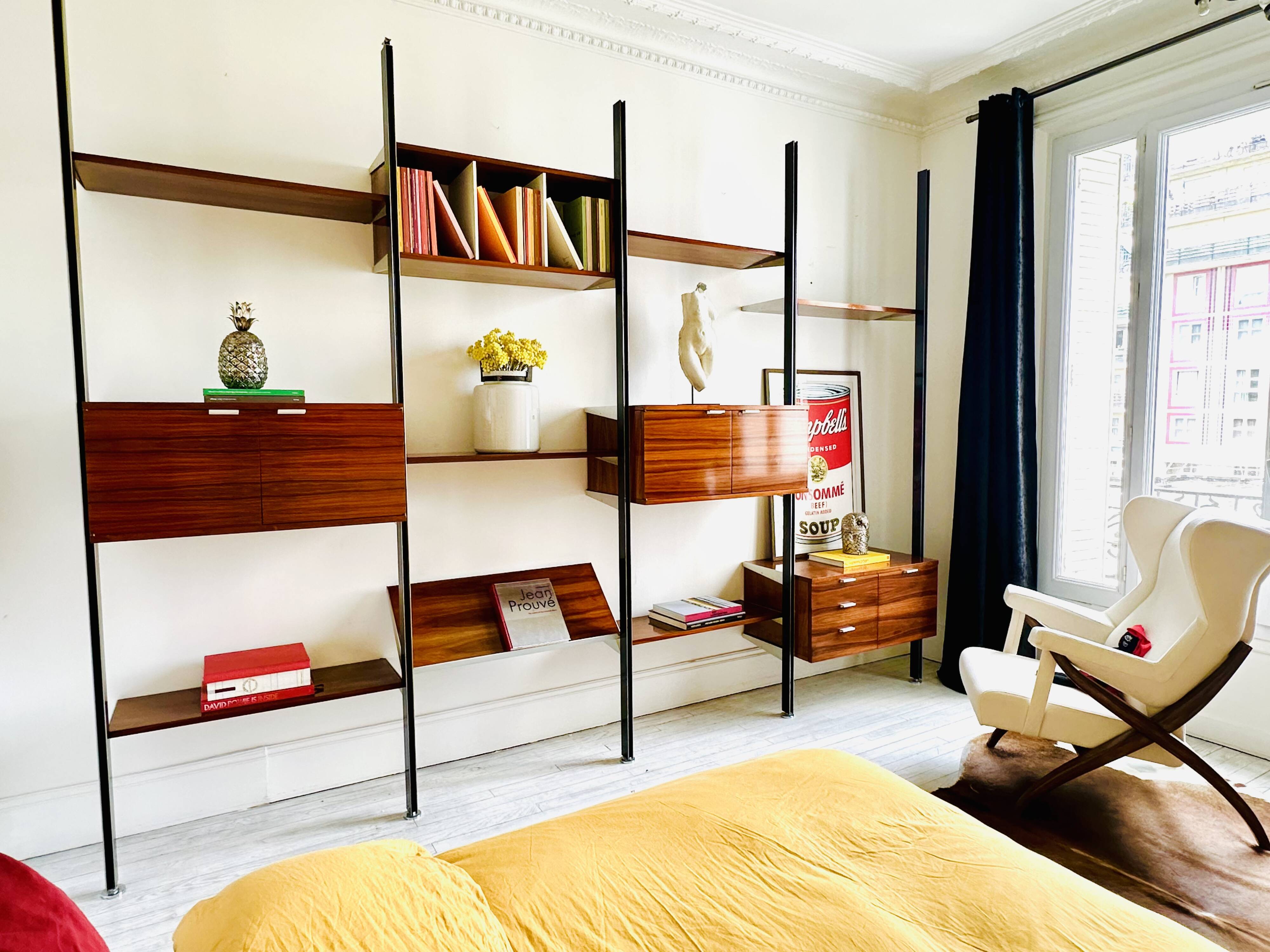 Modular CSS bookshelf by George Nelson for Herman Miller