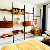 Modular CSS bookshelf by George Nelson for Herman Miller