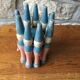 Former pierrot theme wooden bowling game