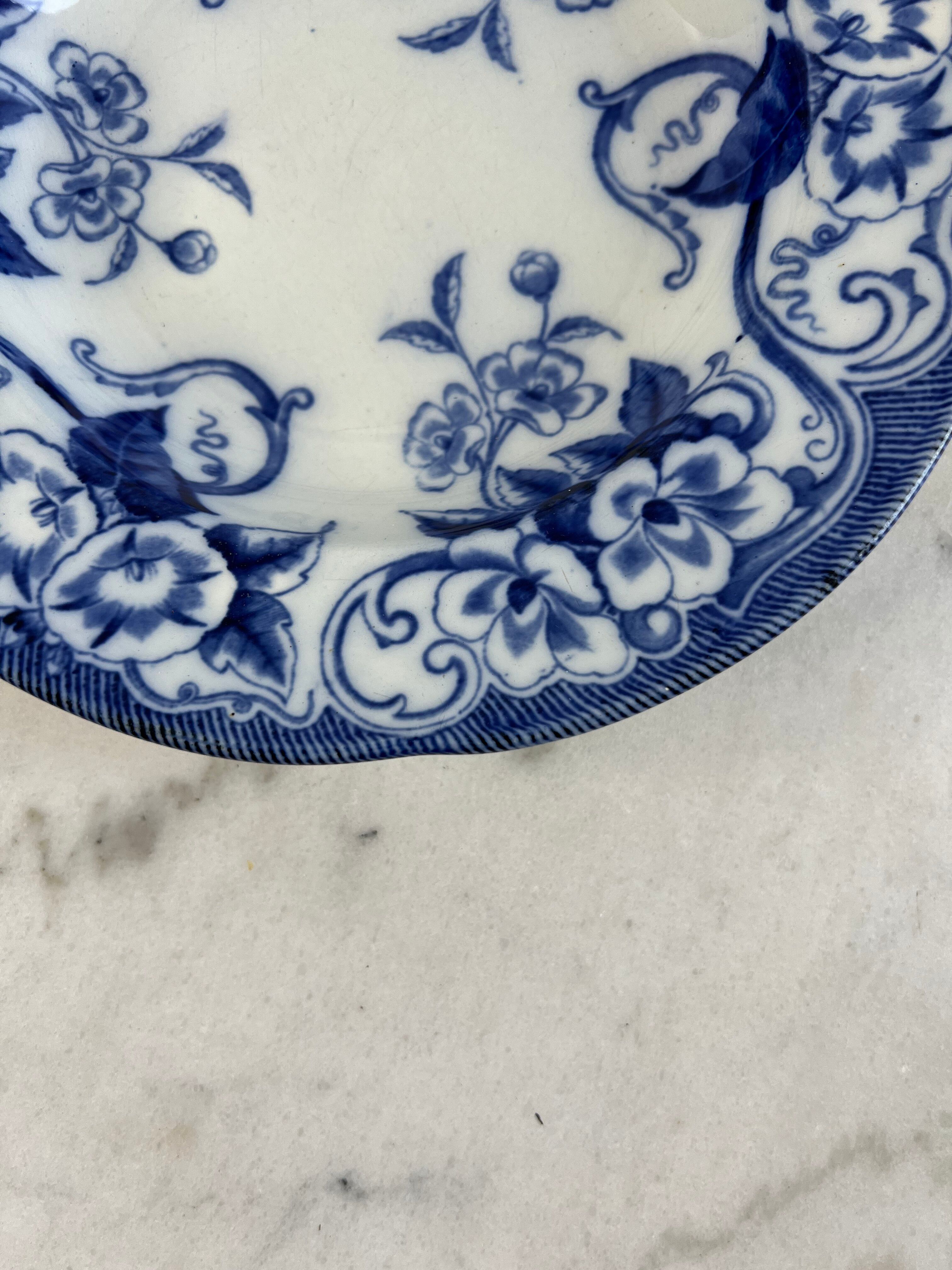 Iron earth Creil and Montereau deep plate