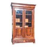 Louis Philippe Style Mahogany Display Cabinet from the 19th Century