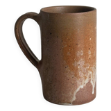 Rustic stoneware mug