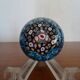 Millefiori Murano paperweight - Blue background - Ø 6,5 cm
