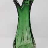 Murano Green Vase, Italy 1960s