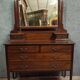 English Napoleon III psyche commode – mahogany – Elegant and functional