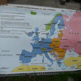 School map vintage poster Europe edition Eduscope MDI old poster