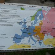 Carte scolaire poster vintage Europe édition Eduscope MDI affiche ancienne