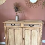 Parisian sideboard in raw wood