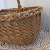 Antique wicker/rattan basket
