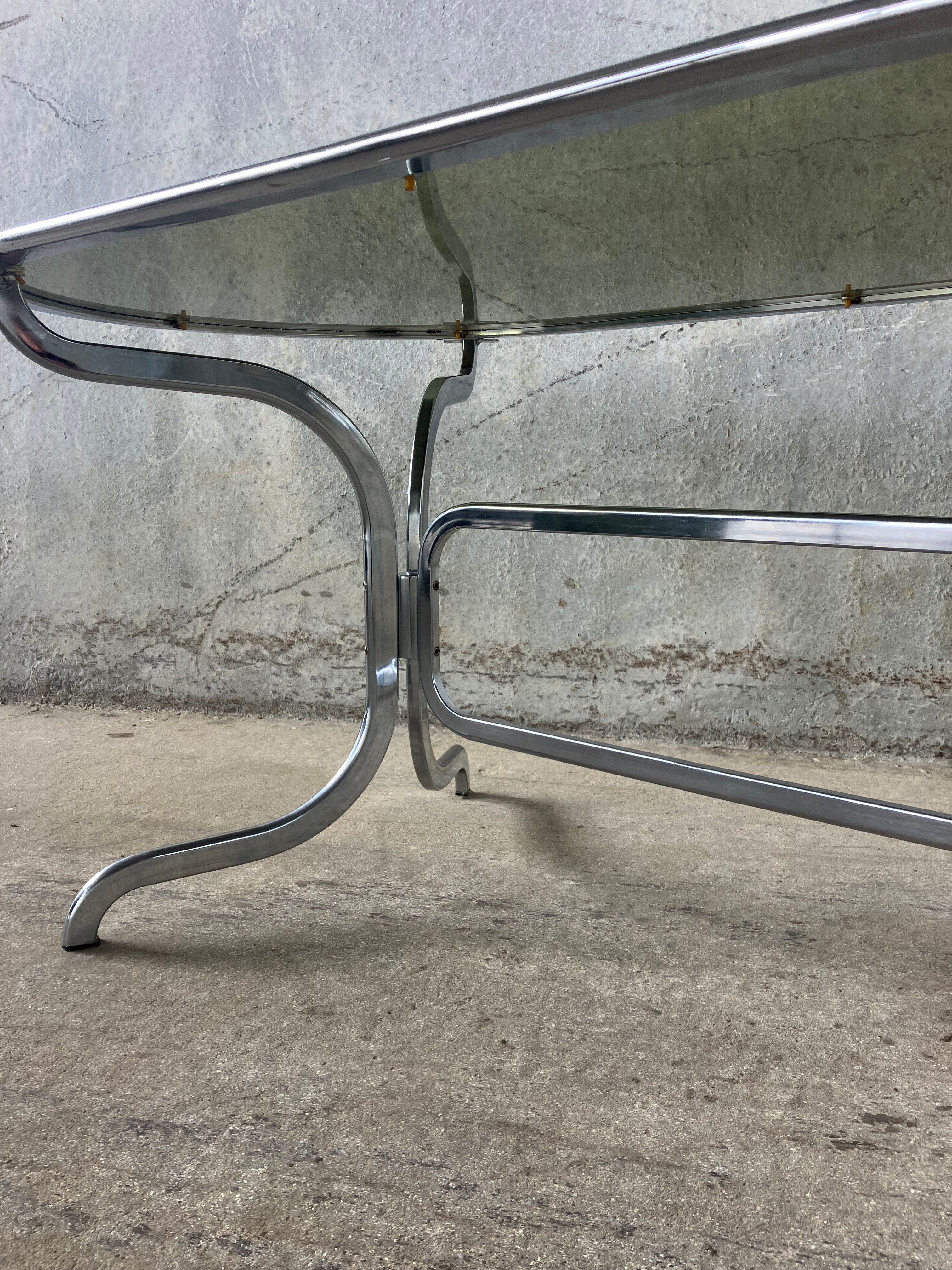Mid Century dining table by Gastone Rinaldi for Rima, Italy.