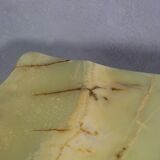 Italian Vintage Brass Coffee Table With Marble by Orsenigo, 1960s