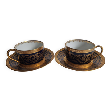 2 tasses à thé haviland