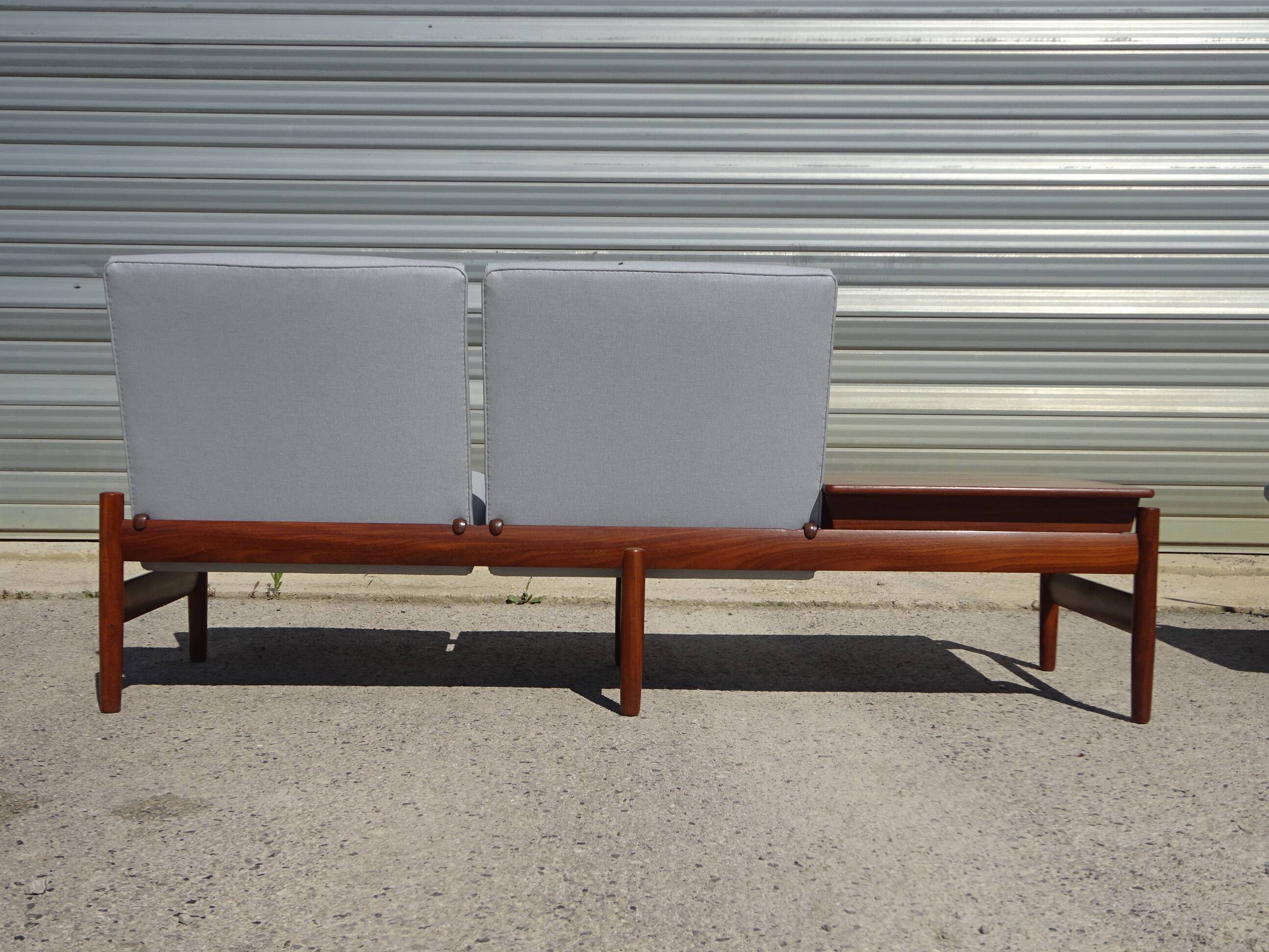 Modular bench and coffee table signed