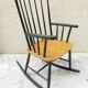 Vintage Scandinavian rocking chair design attributed to Ilmari TAPIOVARA
