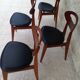 Set of 4 vintage chairs by Roger Landault for the Sentou House