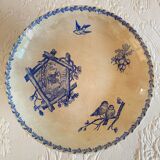 Old Compote Dish Terre de Fer Franco-British Company Sordoillet Cot