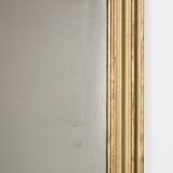 Miroir Louis Philippe en or jaune du XIXe siècle