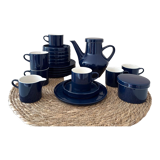 Melitta Stockholm for 6 persons, coffee set blue, 60's