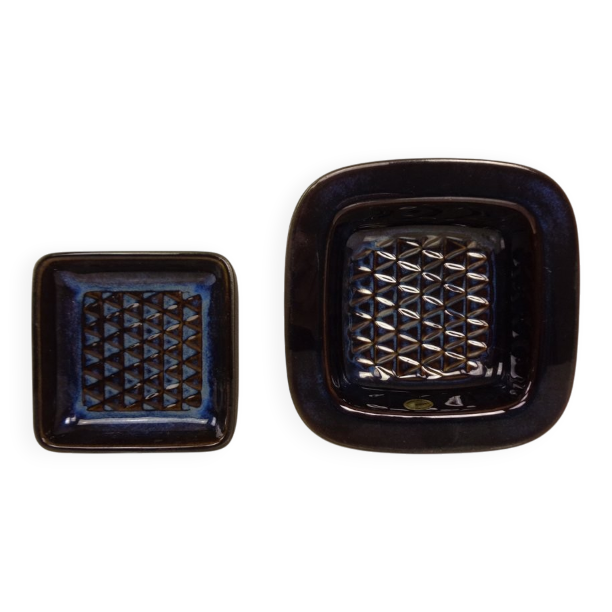 Danish studio ceramic bowls by Einar Johansen for Soholm Stentoj, 1960s, set of 2.