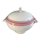 Soupière Sarreguemines rose