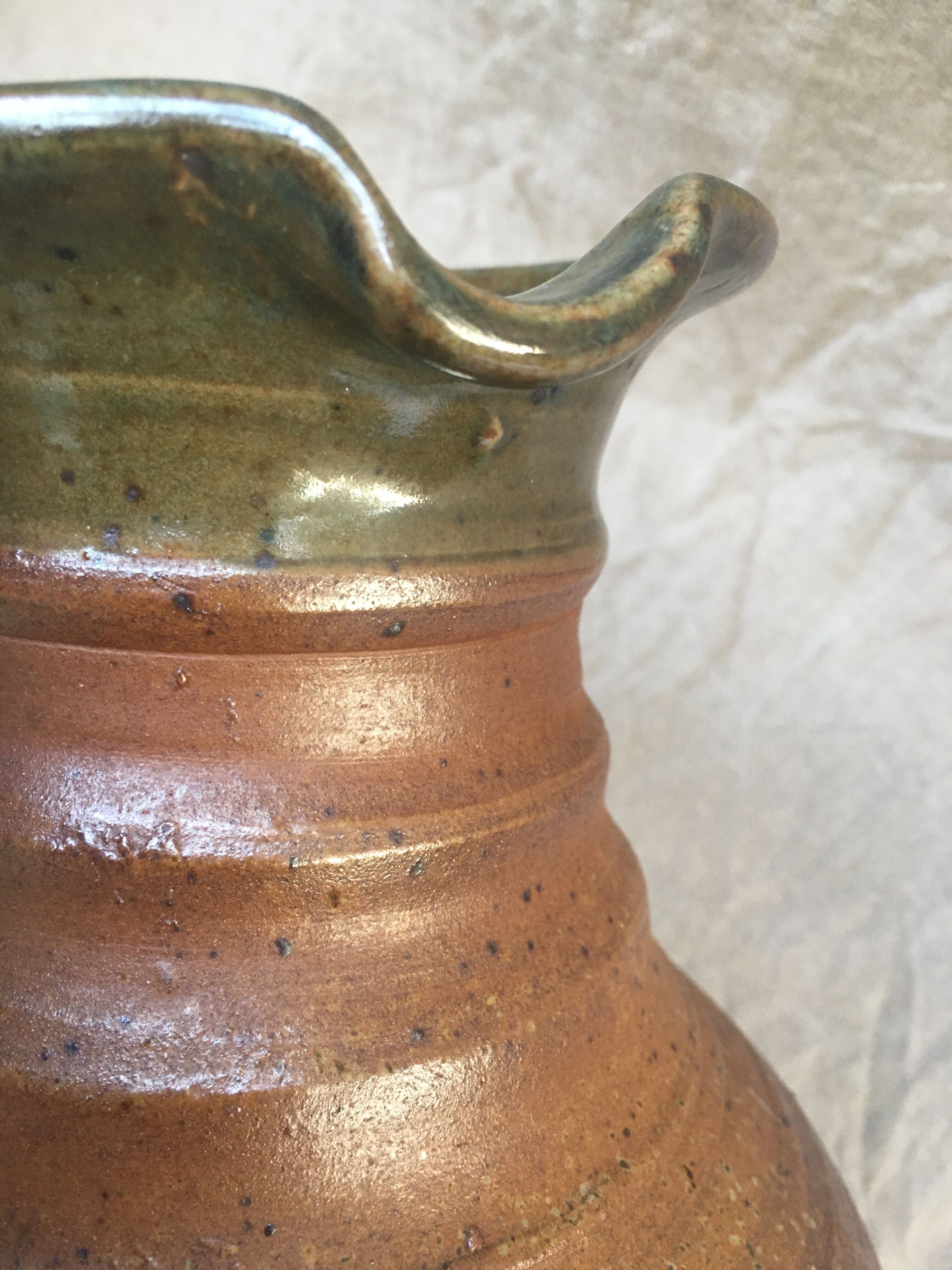 Stoneware pitcher Pierre Digan La Borne 60'S