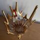 Bayel crystal gold empty pocket cup