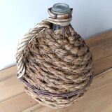 Demijohn braided wicker