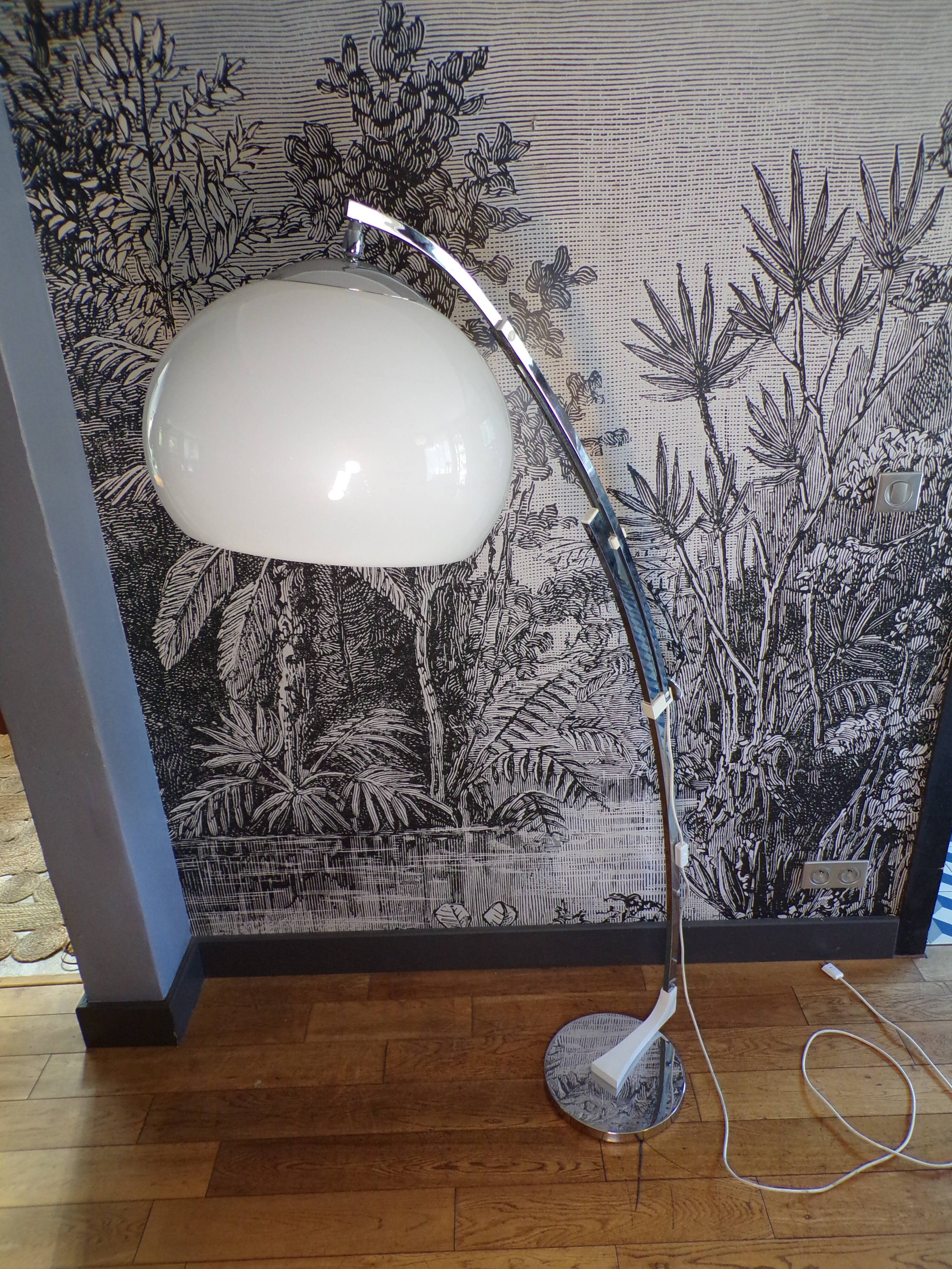 Arc floor lamp 1970 by Solken lights
