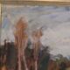 Mid Century Swedish Oil on Canvas – Landscape by Gunnar Ekdahl