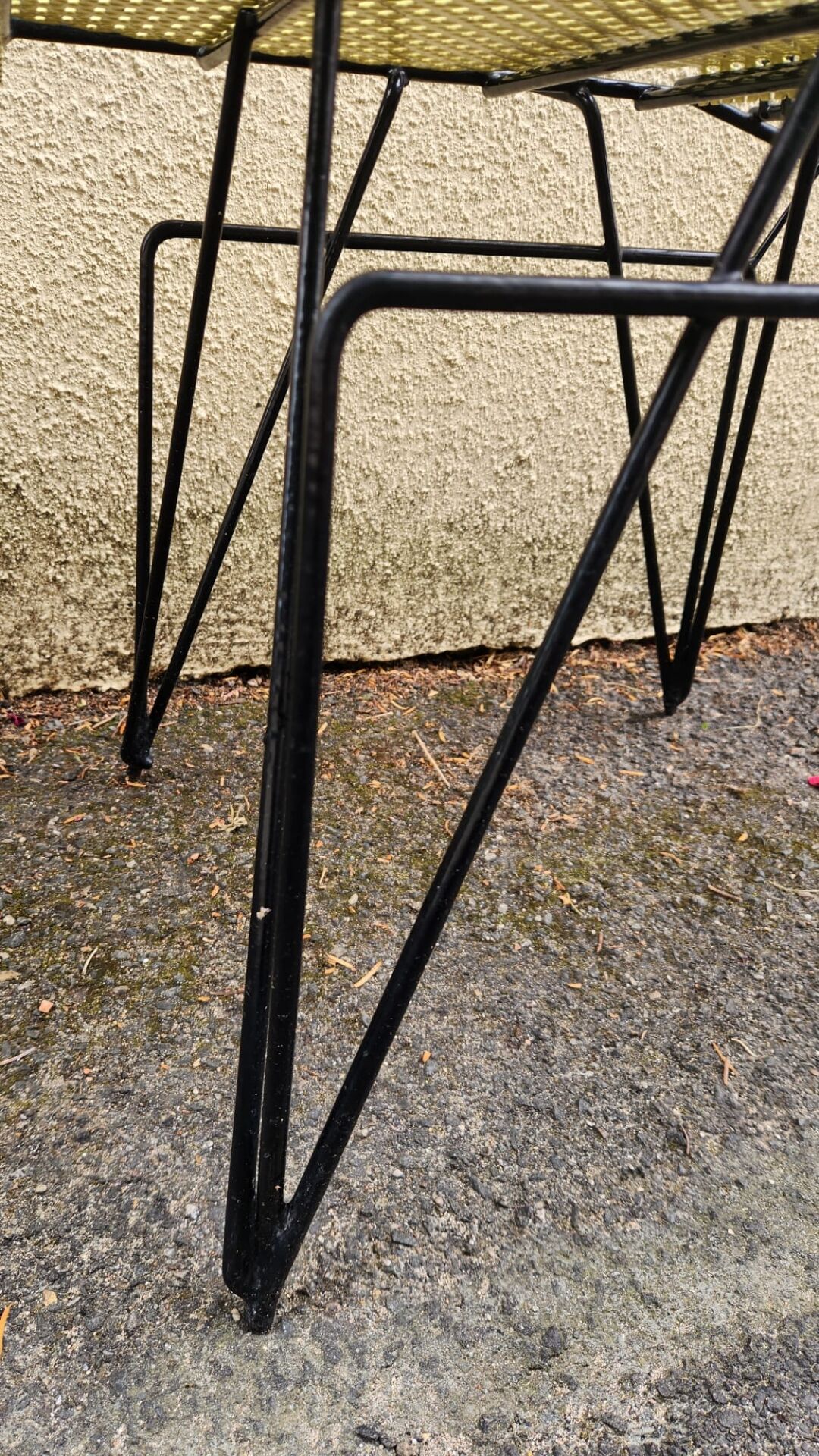 Side table / Magazine rack in the style of Mathieu Matégot - Vintage design