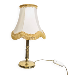 Gold metal bedside lamp