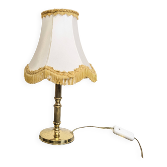Gold metal bedside lamp